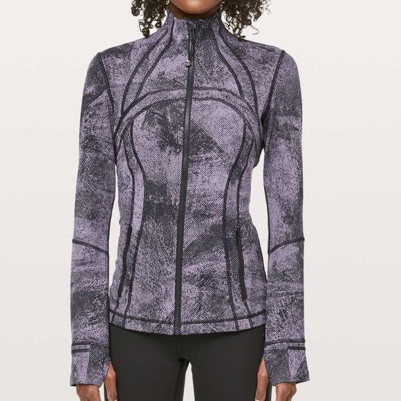 lululemon athletica Tops - ✨rare✨Lululemon Define Jacket Black & Purple